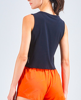 SALE-新款 | 春夏 裸感高彈性外搭 運動罩衫 Tank Top【黑色】