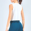 SALE-新款 | 春夏 裸感高彈性外搭 運動罩衫 Tank Top【白色】_1