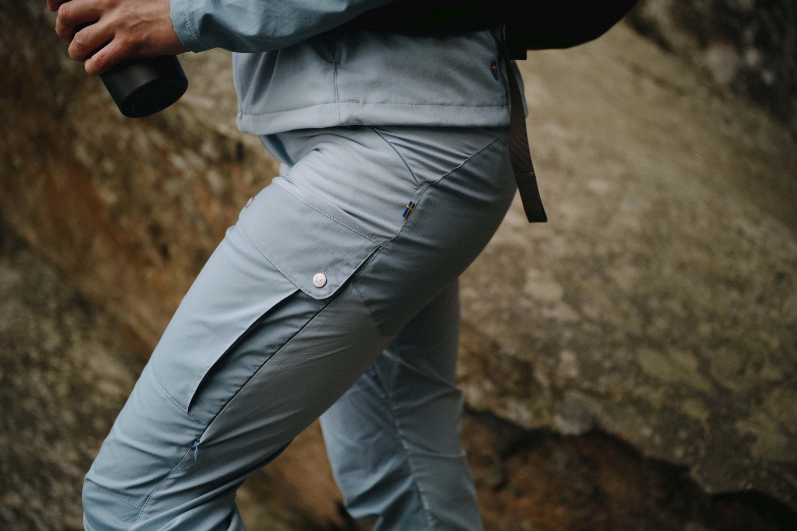 北極狐Fjallraven Abisko Midsummer Trousers 彈性長褲-暗深藍 89827S-555