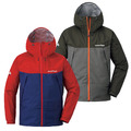 (男)【mont-bell】Thunder Pass DRY-TEC 防水夾克/雨衣-深灰灰/磚紅深藍 1128635GM/GY / 1128635RDB/I