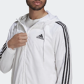 (男)【愛迪達ADIDAS】ESSENTIALS 連帽夾克外套-黑/白 GV5256/H14625_6