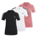 (女)【愛迪達ADIDAS】LOUNGEWEAR ESSENTIALS SLIM 3-STRIPES 短袖T恤-多色