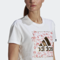 (女)【愛迪達ADIDAS】LOGO 短袖T恤-白紅金 GL0992_4