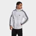*出清特惠*(男)【愛迪達ADIDAS】3-STRIPES WINDBREAKER 連帽風衣外套-白/黑 GQ0602_2