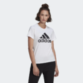(女)【愛迪達ADIDAS】ESSENTIALS 短袖T恤-白黑 GL0649_2