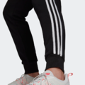 *過季特惠*(女)【愛迪達ADIDAS】FRENCH TERRY 3-STRIPES 運動長褲-黑白 GM8733_5