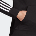 過季出清(女)【愛迪達ADIDAS】ESSENTIALS 3-STRIPES HOODIE 連帽外套-黑 DP2419_7
