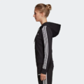 過季出清(女)【愛迪達ADIDAS】ESSENTIALS 3-STRIPES HOODIE 連帽外套-黑 DP2419_5