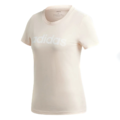 (女)【愛迪達ADIDAS】ESSENTIALS LINEAR 短袖T恤-淡粉紅 GD2933