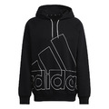 (男)【愛迪達ADIDAS】CORE/NEO 訓練 LOGO 長袖連帽上衣-黑 HB5089