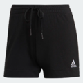 (女)【愛迪達ADIDAS】ESSENTIALS 修身短褲-黑白 GM5523_1
