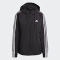 *過季出清*(女)【愛迪達ADIDAS】3-STRIPES 連帽風衣外套-黑藍 GR9602_1