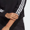 (女)【愛迪達ADIDAS】ESSENTIALS 3-STRIPES 長袖連帽上衣-黑 IC8767_7