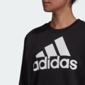 過季出清(女)【愛迪達ADIDAS】ESSENTIALS LOGO LOOSE 長袖上衣-黑 HD1757_5