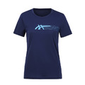 *零碼出清*(女)【亞瑟士ASICS】女款短袖上衣 丈青 2032C894-401