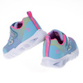 過季出清 (童)【斯克威爾SKECHERS】女童系列燈鞋 FLICKER FLASH-發光藍/多彩 303700LLBMT_4