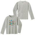 (大童)【mont-bell】Long Sleeve T Kid's Camping 130 &ndash; 160 長袖上衣-麻灰 1114259HCH