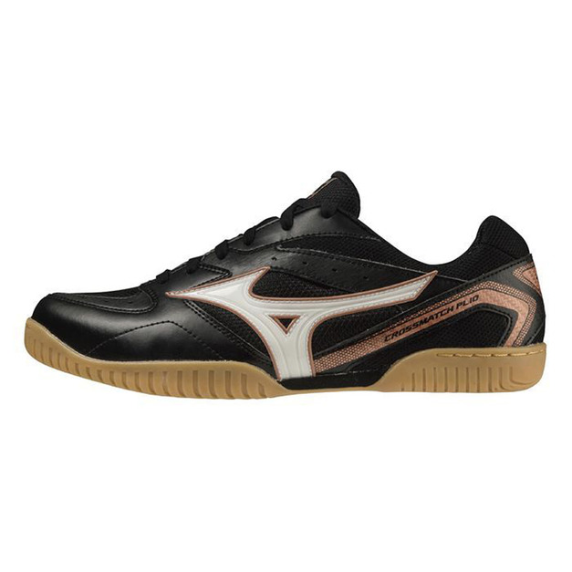 (中性)【美津濃MIZUNO】CROSSMATCH PLIO RX4 桌球鞋 白/黑 81GA183051/81GA183052