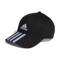 【愛迪達ADIDAS】3-STRIPES COTTON TWILL 棒球帽/老帽 -黑 IB3242