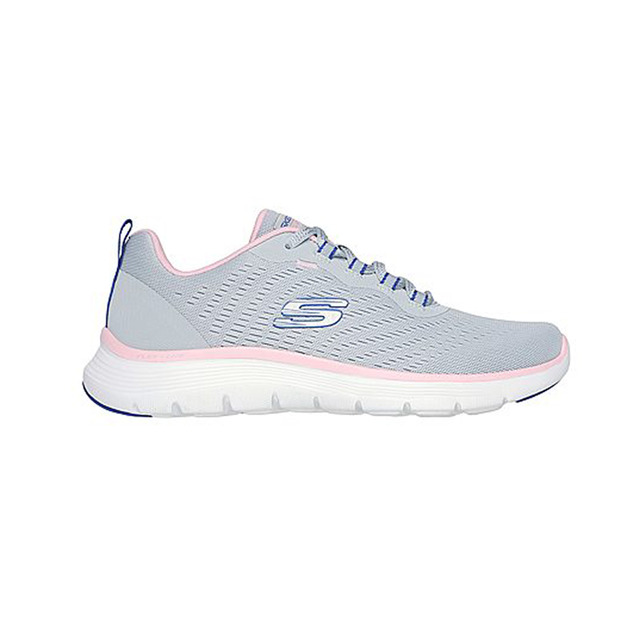 (女)【斯克威爾SKECHERS】Flex Appeal 5.0運動鞋-淺灰粉 150201GYMT