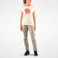 (女)【北極狐Fjallraven】Arctic Fox T Shirt W 有機棉短袖T恤-霧綠 89849-674_3