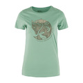 (女)【北極狐Fjallraven】Arctic Fox T Shirt W 有機棉短袖T恤-霧綠 89849-674