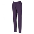 (女)【山林】女四向彈性保暖窄管褲-黑色/紫色 M12S03-01/M12S03-89_1