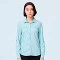 (女)【Wildland 荒野】彈性抗UV長袖襯衫-冰河藍 0B21201-110_2