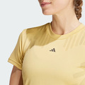 (女)【愛迪達ADIDAS】短袖運動上衣-黃色 IS3692_2