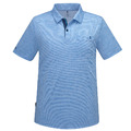 (男)【歐都納ATUNAS】男酷涼短POLO衫-水藍/森林綠 A1PS2402M/A1PS2402M1