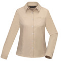 (女)【歐都納ATUNAS】女款涼感長短袖襯衫-卡其 A1SH2404W