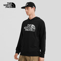 *過季出清*(男)【THE NORTH FACE】山峰LOGO寬鬆連帽長袖大學T-黑色 NF0A7QUVJK3_3