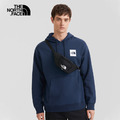 *過季出清*(男)【THE NORTH FACE】背部品牌設計印花寬鬆連帽大學T-深藍色 NF0A7QV28K2_1
