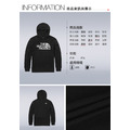 *過季出清*(男)【THE NORTH FACE】山峰LOGO寬鬆連帽長袖大學T-黑色 NF0A7QUVJK3_12