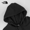 *過季出清*(男)【THE NORTH FACE】山峰LOGO寬鬆連帽長袖大學T-黑色 NF0A7QUVJK3_7