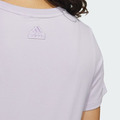 (女)【愛迪達ADIDAS】 MH BOS TEE 2 短袖上衣-粉紫 IM8889_4