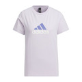 (女)【愛迪達ADIDAS】 MH BOS TEE 2 短袖上衣-粉紫 IM8889