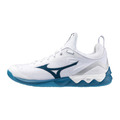 *零碼出清*(男)【美津濃MIZUNO】WAVE LUMINOUS 2 排球鞋-白藍色 V1GA212086