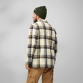 (男)【北極狐Fjallraven】Singi Flannel Overshirt M 法蘭絨長袖襯衫-深藍/棕 12600226-555-265_3