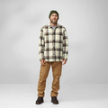 (男)【北極狐Fjallraven】Singi Flannel Overshirt M 法蘭絨長袖襯衫-深藍/棕 12600226-555-265_1