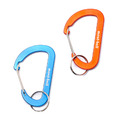 【mont-bell】Key Carabiner Flat D Kan 鋁合金勾環-藍/朱紅 1124335