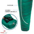 【Grüezi Bag】高品質三季睡袋-綠色/黑色 BGZ52214000/BGZ52247500_5
