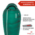 【Grüezi Bag】高品質三季睡袋-綠色/黑色 BGZ52214000/BGZ52247500_2