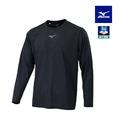 (男)【美津濃MIZUNO】長袖T恤-黑色 32TAB50609_1