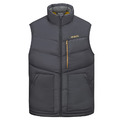 (男)【歐都納ATUNAS】潑水羽絨保暖背心-黑色 A1VE2203MB