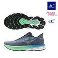 (男)【美津濃MIZUNO】WAVE SKYRISE 6 慢跑鞋-灰綠色J1GC250901_1