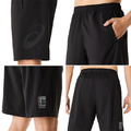 (男)【亞瑟士ASICS】涼感9吋平織短褲-黑色 2031E991-001_1