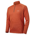 (男)【mont-bell】Cool Long Sleeve Zip 長袖上衣-橘 1114631OG