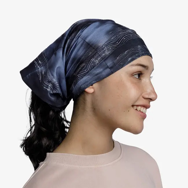 【BUFF】Original EcoStretch Neckwear 經典頭巾-熱帶夜藍 BF132423779