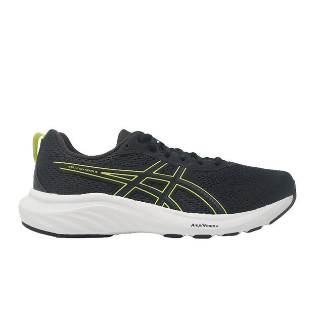 (男)【亞瑟士ASICS】GEL-Contend 9 4E 超寬楦慢跑鞋-黑白 1011B882-005